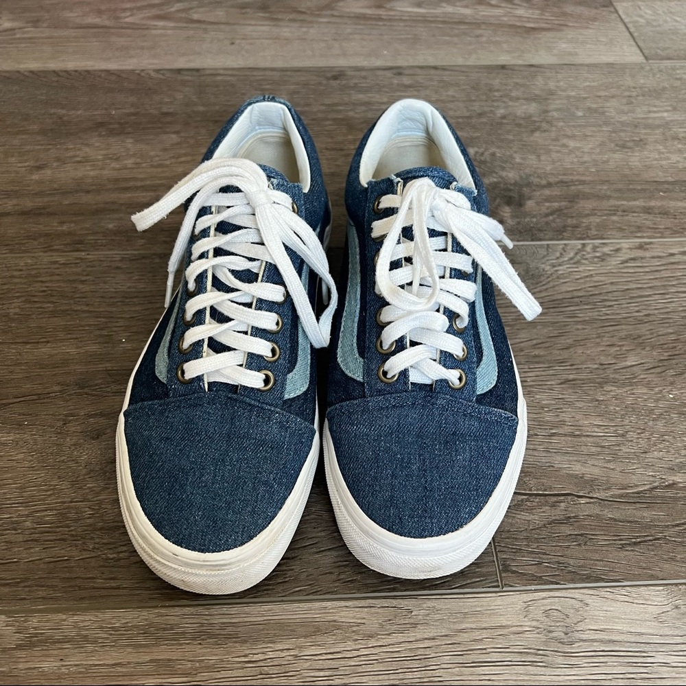 Vans x Madewell Denim Old Skool Sneakers